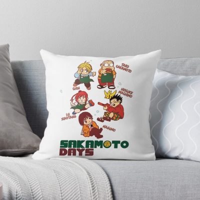 Sakamoto Convenience Store - Sakamoto Taro Sakamoto Throw Pillow Official Sakamoto Days Merch