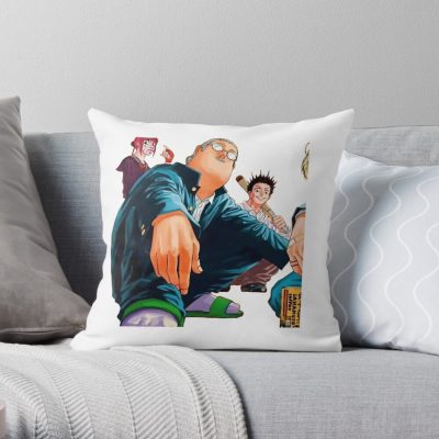 Sakamoto Days In Japanese Throw Pillow Official Sakamoto Days Merch