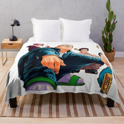 Sakamoto Days In Japanese Throw Blanket Official Sakamoto Days Merch