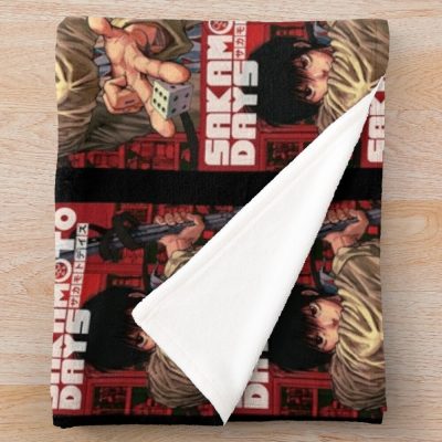 Sakamoto Days Dice Throw Blanket Official Sakamoto Days Merch