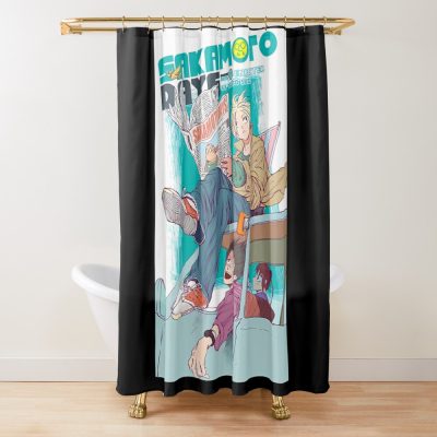 Sakamoto Convenience Store - Sakamoto Taro Sakamoto Shower Curtain Official Sakamoto Days Merch