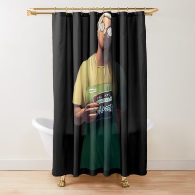 Taro Young Sakamoto Days Shower Curtain